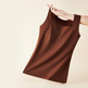 Women's Seamless Thermal Vest – Built-In Bra, Nylon, S–6XL | Multiple Colours 