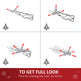 4FT Artificial Christmas Tree Holiday Xmas Holiday Pencil Tree Decoration With Automatic Open For Home Party EX-STOCK Canada 