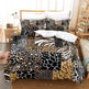 Printed Home Textile Animal Fur Grain Duvet Cover Pillowcase Three-piece Set EX-STOCK Canada 