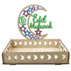 Wooden Ornament Eid Al Fitr Table Decoration coffee Tray - EX-STOCK CANADA
