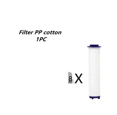 Propeller Driven Shower Head With Stop Button And Cotton Filter Turbocharged High Pressure Handheld Shower Nozzle - EX-STOCK CANADA