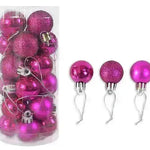 Decoración navideña bola de Navidad mate brillante