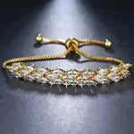 Pulsera de circón de ojo de caballo de moda para mujeres