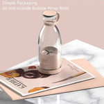 350ML Electric Smoothie Juicer Blender Mixer USB Rechargeable Household Portable Blender Maker Cup - EX-STOCK CANADA