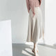 Women's formal Work Satin Skirt Summer High Waist Midi Sheath Skirt - EX-STOCK CANADA