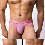 Thin Ice Silk Low Waist Men's Underwear Briefs