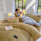 Flannel Double-sided Velvet Duvet Cover For Winter EX-STOCK Canada 