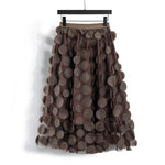 Women's Retro fashion Line  Midi Maxi Prairie Skirt - EX-STOCK CANADA