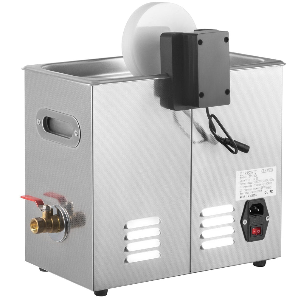 Ultrasonic Vinyl Record Cleaner 6L 40kHz Vinyl Ultrasonic Cleaning Machine Knob Control Record Ultrasonic Cleaner 4 Records EX-STOCK