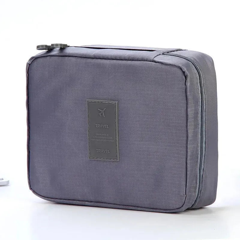 Portable Cosmetic Bag Waterproof Divider Multi-grid Pockets Toiletry Bags Travel Storage Handbags Women Make Up Bag - EX-STOCK CANADA