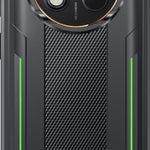 Back view of a rugged phone with OUKITEL branding on a black background