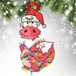 Dinosaur Dragon Egg Christmas Decorations Pendant Acrylic - EX-STOCK CANADA