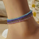 Luminous Bead Colored Beaded Anklet Bracelet - EX-STOCK CANADA