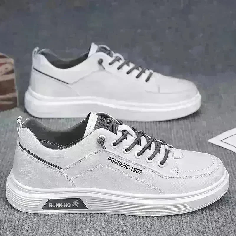 Fashion Canvas Flats Shoes Casual Versatile Breathable Walking Sports Shoes Low-top Sneakers For Men - EX-STOCK CANADA