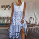 Casual Summer Boho Dress Floral Sleeveless Midi Dress EX-STOCK