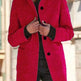 Women's New Vintage Solid Color Button-up Stand-up Collar Woolen Jacket - EX-STOCK Canada