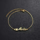 Women Custom and Personalized  Stainless Steel English Letter Bracelet From Europe And America - EX-STOCK CANADA