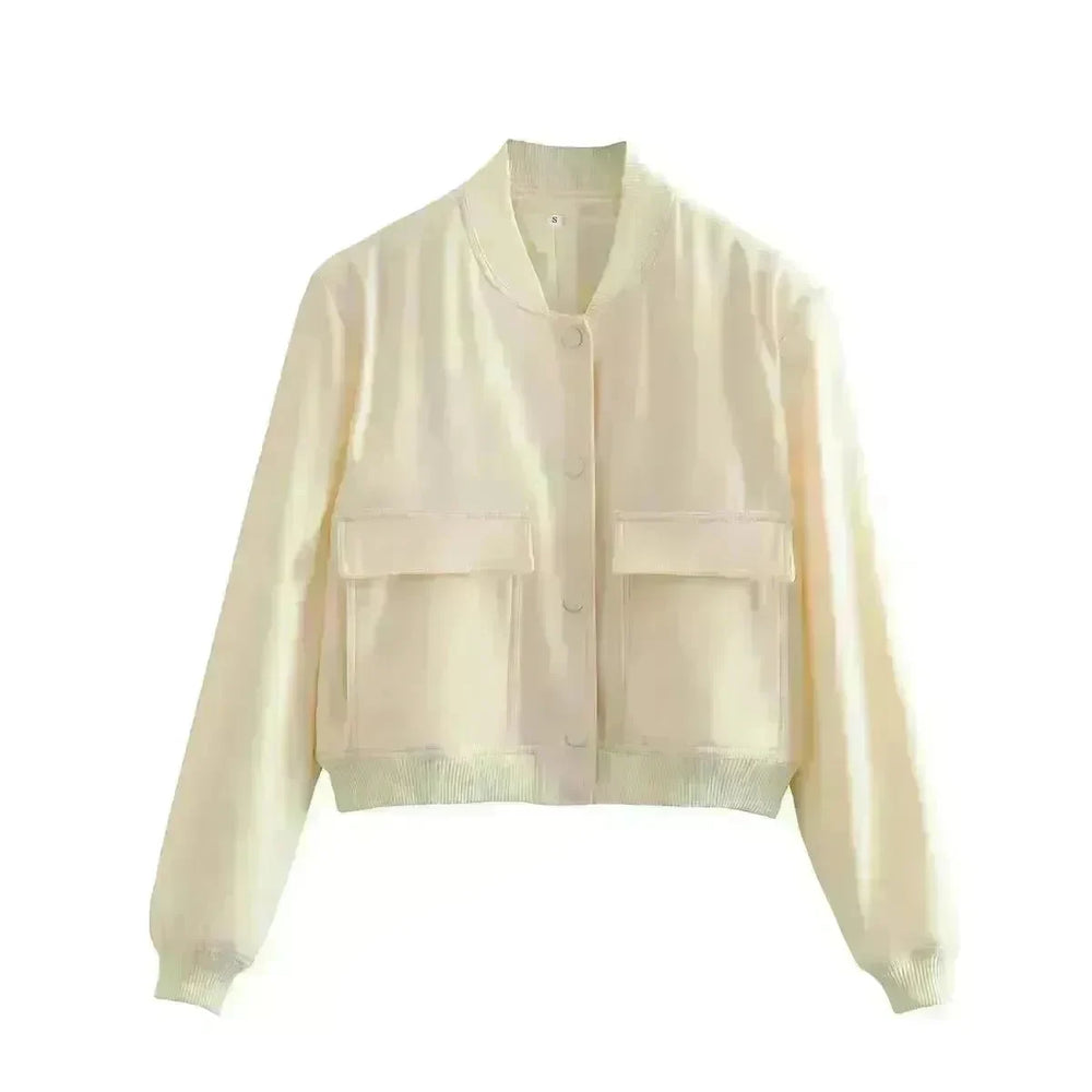 Fall Single Breasted  Cashmere Cropped Jacket for women - EX-STOCK CANADA