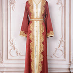 Muslim Women's Wear Beaded Two-piece Set Dress - EX-STOCK Canada