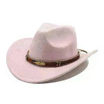 Sombrero de metal de estilo étnico Gat de la copa de mezclilla occidental