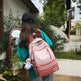 Retro Contrast Color Casual Backpack For Women EX-STOCK
