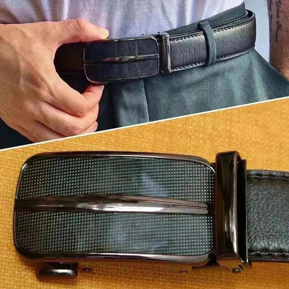 Men's Ratchet Belt Leather Mens Belt With Slide Buckle Ratchet Belts For Men USA - EX-STOCK CANADA