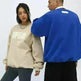 Fleece-lined Loose Street Drop-shoulder Printed Round Neck Sweatshirt Unisex - EX-STOCK CANADA