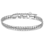 Brazalete de la cadena de enlaces cubano de moda