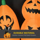 9ft Halloween Inflatables Outdoor Decorations, Pumpkin Ghost With Pumpkin Patch, Outdoor Giant Blow Up Yard Decor With Build-in LED For Garden, Lawn, Party, Holiday - EX-STOCK Canada