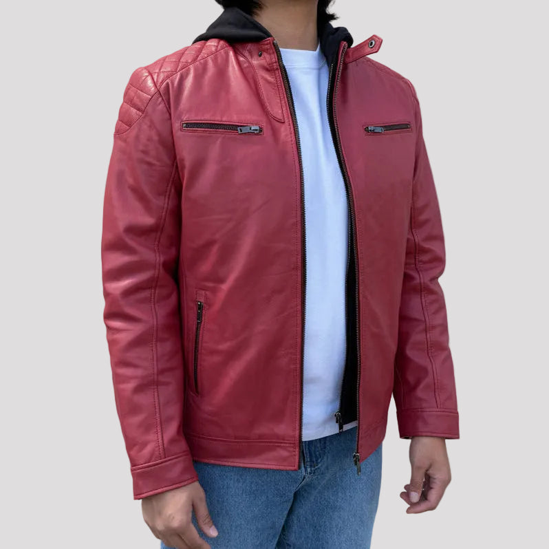 BOL Men's Alvin Lambskin Leather Jacket 
