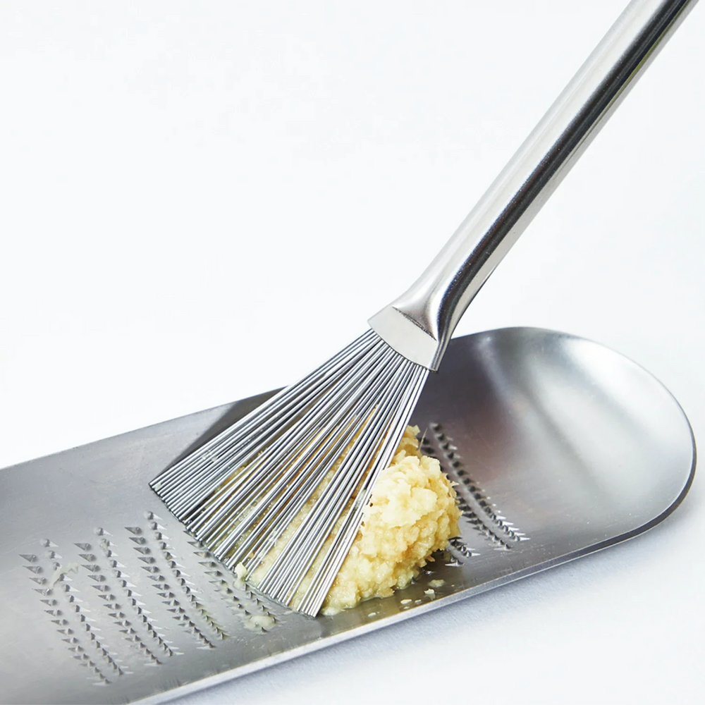 Eatoco Hake Grater Brush – Japanese Stainless Steel Grater Cleaner 