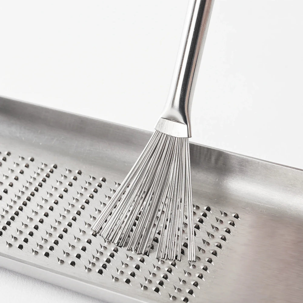 Eatoco Hake Grater Brush – Japanese Stainless Steel Grater Cleaner 