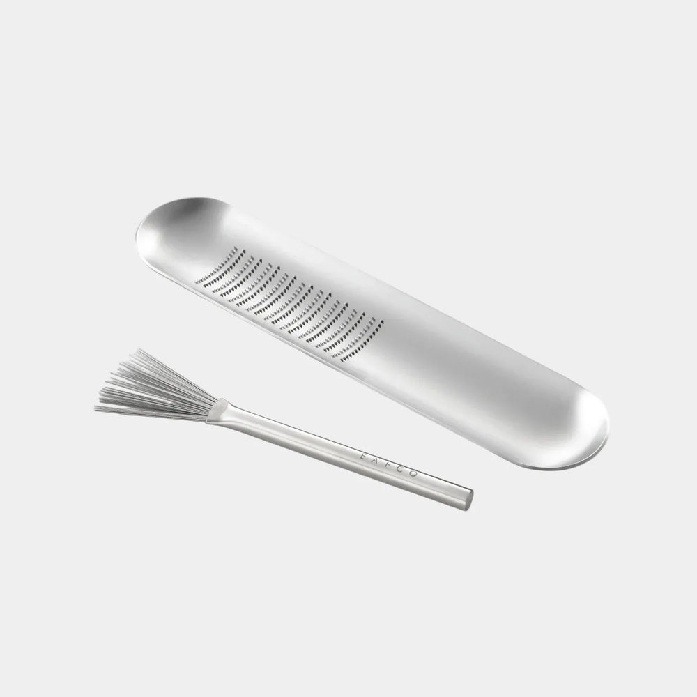 Eatoco Hake Grater Brush – Japanese Stainless Steel Grater Cleaner 