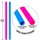 AWESOME REUSABLE RAINBOW SILICONE STRAWS (PACK OF 6 + CLEANING BRUSH) EX-STOCK Canada 