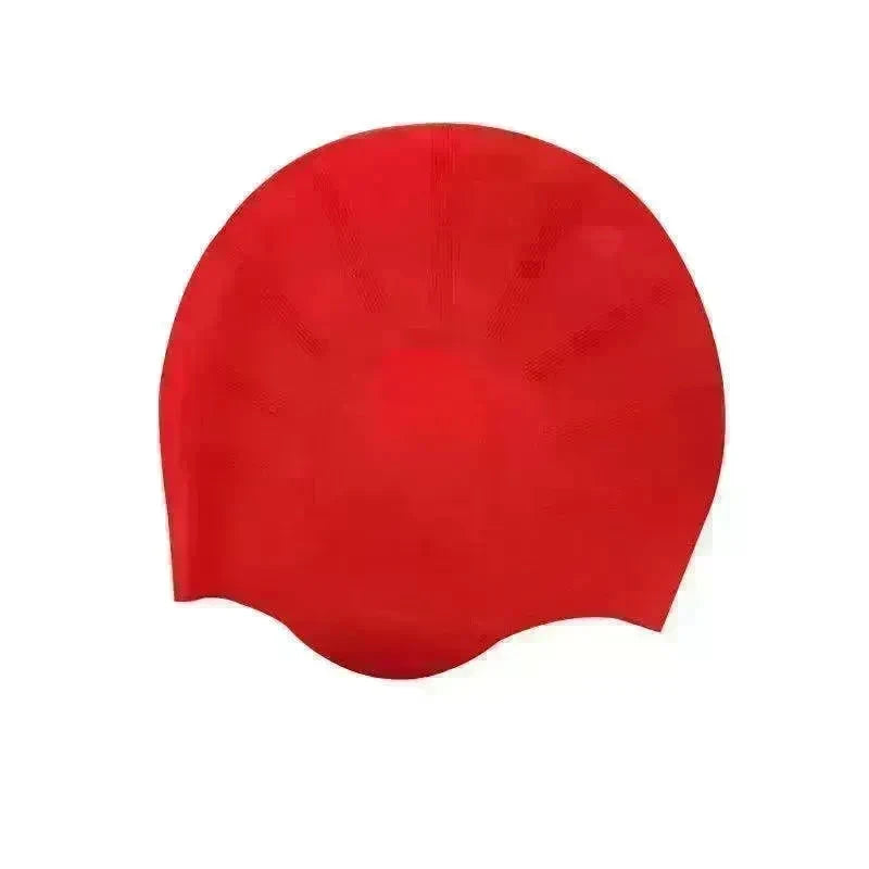 Adults Swimming Silicone Unisex Long Hair Waterproof Caps - EX-STOCK CANADA