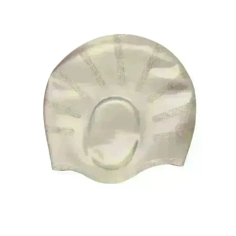 Adults Swimming Silicone Unisex Long Hair Waterproof Caps - EX-STOCK CANADA