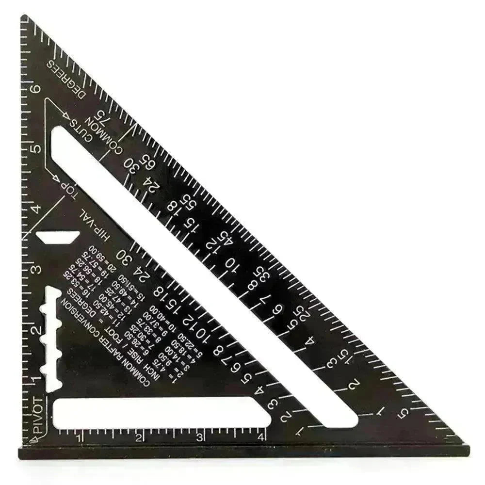 Aluminum alloy woodworking measuring square tool - EX-STOCK CANADA