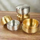 An Adorable Stainless Steel with Golden Tape Tureen Bowl - EX-STOCK CANADA