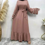 Arab Fashion Dress At Hem For Women - EX-STOCK Canada
