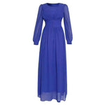 Arab Women's Clothing Long Sleeve Chiffon Dress - EX-STOCK Canada
