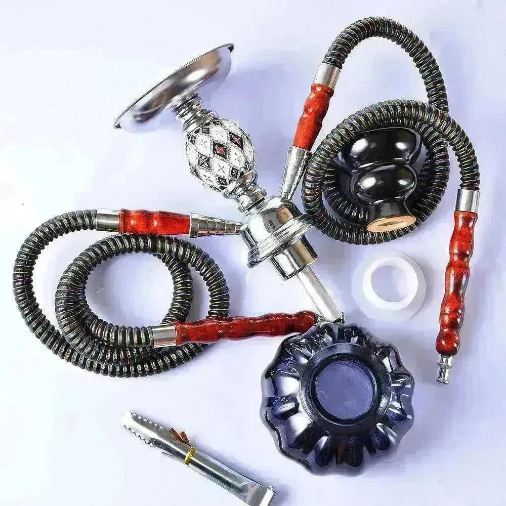 Arabian Shisha double pipe hookah set - EX-STOCK CANADA