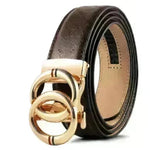Automatic Alloy Buckle Cowhide Men's Belt - EX-STOCK CANADA