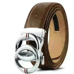 Automatic Alloy Buckle Cowhide Men's Belt - EX-STOCK CANADA