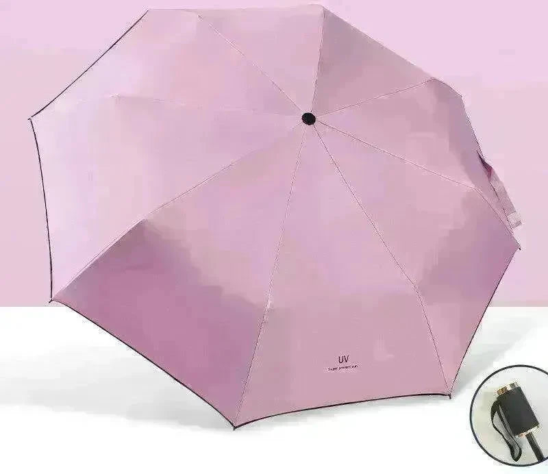 Automatic Lady's Rain & Sun Folding Umbrella - EX-STOCK CANADA