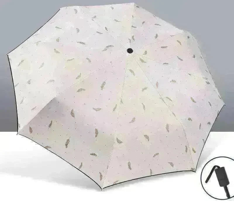 Automatic Lady's Rain & Sun Folding Umbrella - EX-STOCK CANADA