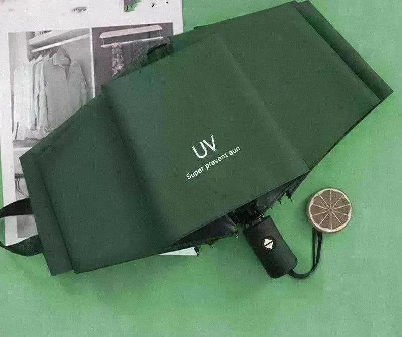 Automatic Lady's Rain & Sun Folding Umbrella - EX-STOCK CANADA