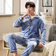 Autumn And Winter Flannel Men's Pajamas Men's Lapel Cardigan  EX-STOCK CANADA