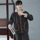 Autumn And Winter Flannel Men's Pajamas Men's Lapel Cardigan  EX-STOCK CANADA