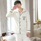 Autumn And Winter Flannel Men's Pajamas Men's Lapel Cardigan  EX-STOCK CANADA