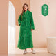 Autumn And Winter Thickened Cotton Velvet Nightgown Men's Winter Plus-sized Plus Size Light Luxury Couple Bathrobe Women's Extended Pajamas  EX-STOCK CANADA